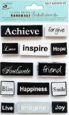 [1185234] Self Adhesive 3D Embellishment - Love & Smile 13Pc