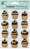 [1185256] Kraft Printed Cupcakes 12Pc