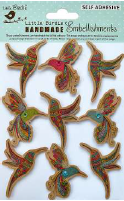 [1185267] Kraft Printed Humming Bird 9Pc