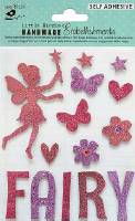 [1185287] Fairy Sparkle Self Adhesive Embellishment 14Pc