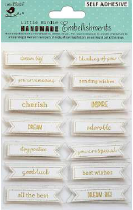 [1185293] Self Adhesive Sticker - Good Luck 14Pc