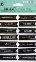 [1185294] Self Adhesive Sticker - Well Done 14Pc