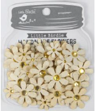[1185324] SPARKLE FLORETTES IVORY PEARL 60PC