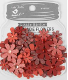 [1185328] SPARKLE FLORETTES SCARLET BLEND 60PC