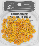 [1185330] HANDMADE FLOWERS - NATALIA HONEY APRICOT 60PC