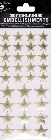 [1185399] Sticker sheet -Golden stars 2 Sheets