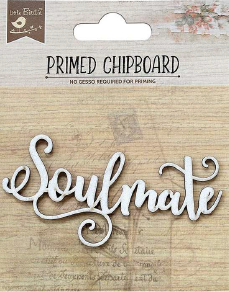 [1185415] Primed Chipboard- Soulmate