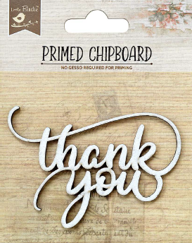 [1185416] Primed Chipboard - Thank You