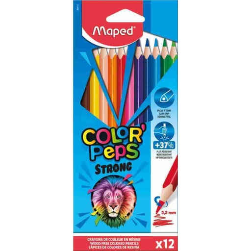 [0230574] Color Peps Pencils Colors Strong 12col