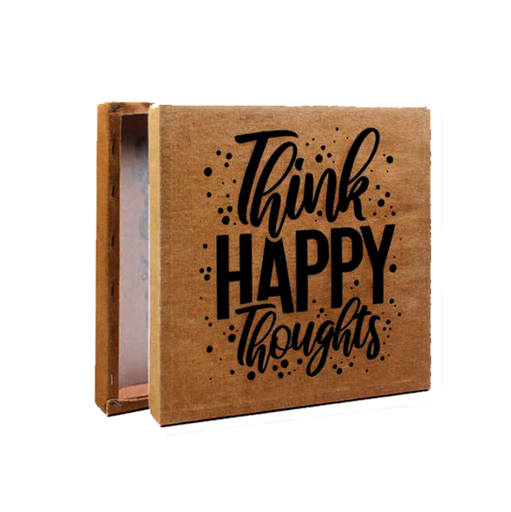 [1185850] Vintage Home Decor Panel -Think Happy Thoughts 12 X 12 Inch
1Pc